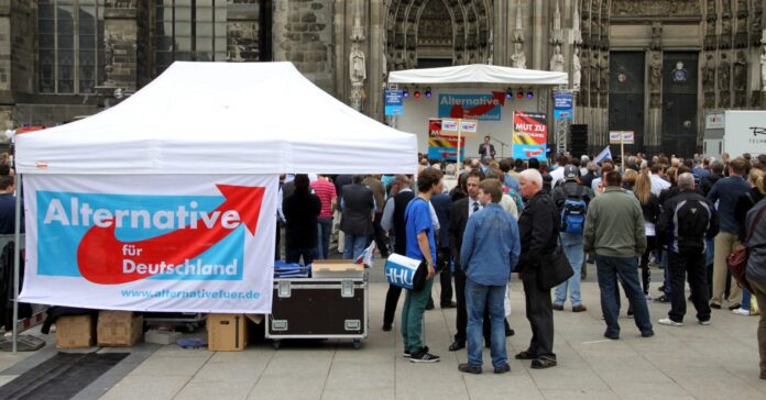 Uno de los mítines de AfD en Alemania (Flickr/strassenstriche.net)