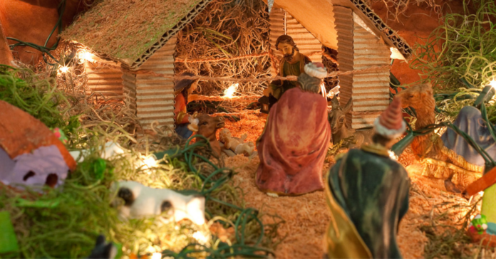 El tradicional pesebre navideño representa el nacimiento de Jesucristo/César González-Flickr