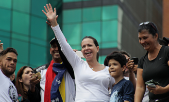 La líder opositora venezolana María Corina Machado, Premio Nobel de la Paz 2025 (Alexcocopro-Wikimedia Commons)