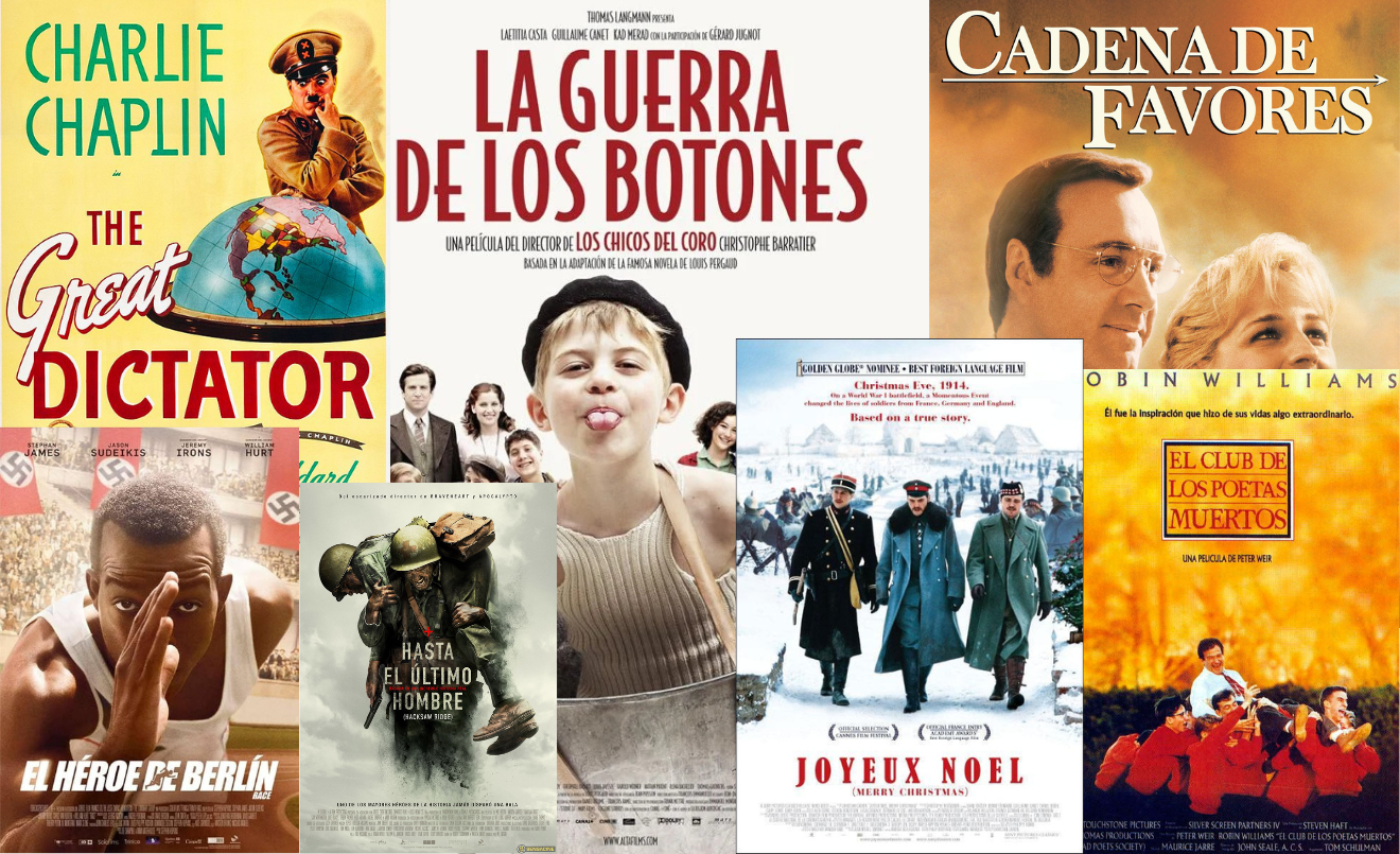 Recopilación de portadas de las películas mencionadas (Junior Report)