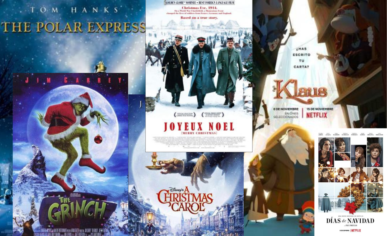 Recopilación de portadas de las películas y series mencionadas (Junior Report)