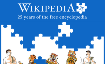 Imagen conmemorativa del 25.º aniversario de Wikipedia / Wikimedia Commons