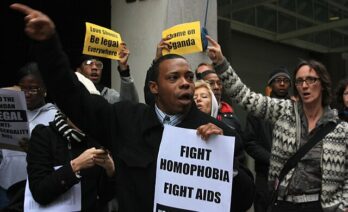 Manifestación contra la homofobia en Uganda (Wikimedia Commons)