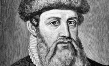 Pintura de Johannes Gutenberg (Wikimedia Commons)